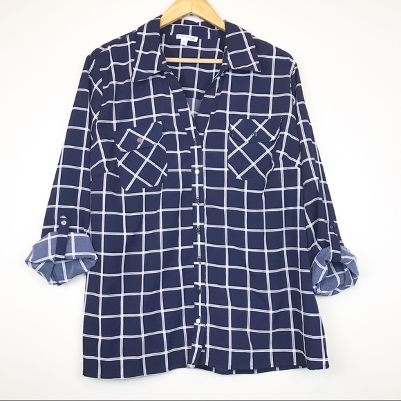 Notations Women’s Button Down Blouse Size 2XL - Picture 3 of 6